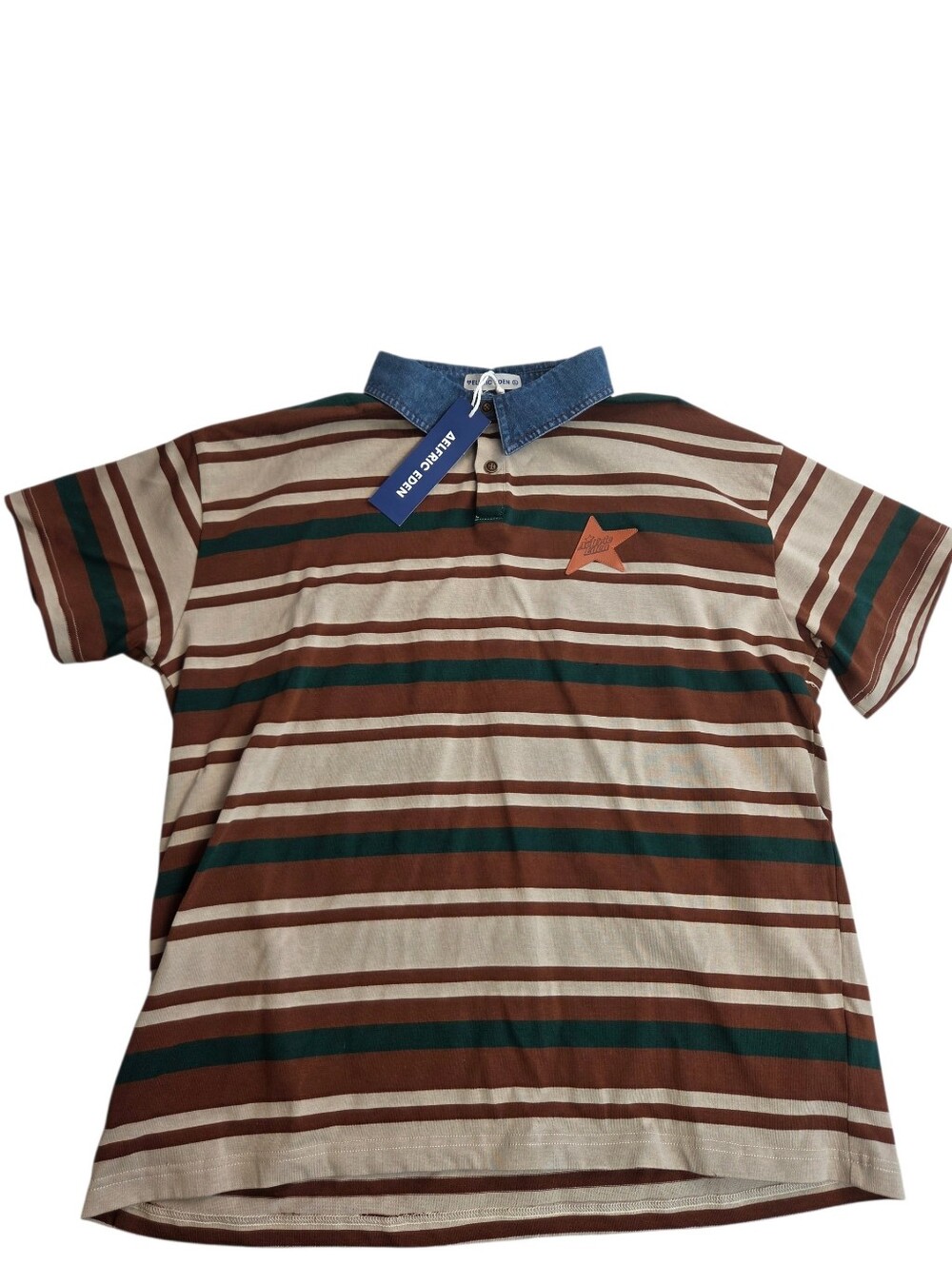 Aelfric Eden Striped Polo Shirt